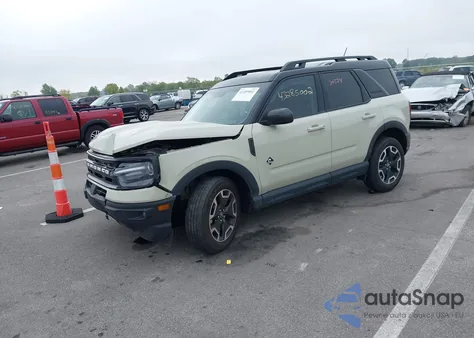 2024 Ford Bronco Sport Outer Banks z USA, uszkodzony, nr VIN 3FMCR9C62RRF26923